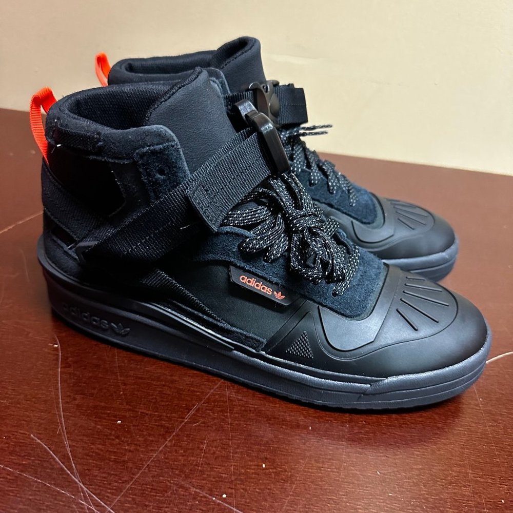 Adidas Mens Black Forum Hi Gore-Tex Q46363 Athletic Running Shoes Size US 8